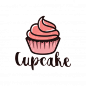 甜品店，蛋糕logo标志矢量图素材