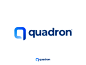 Quadron Software Agency branding software soft quadron logo q letter q