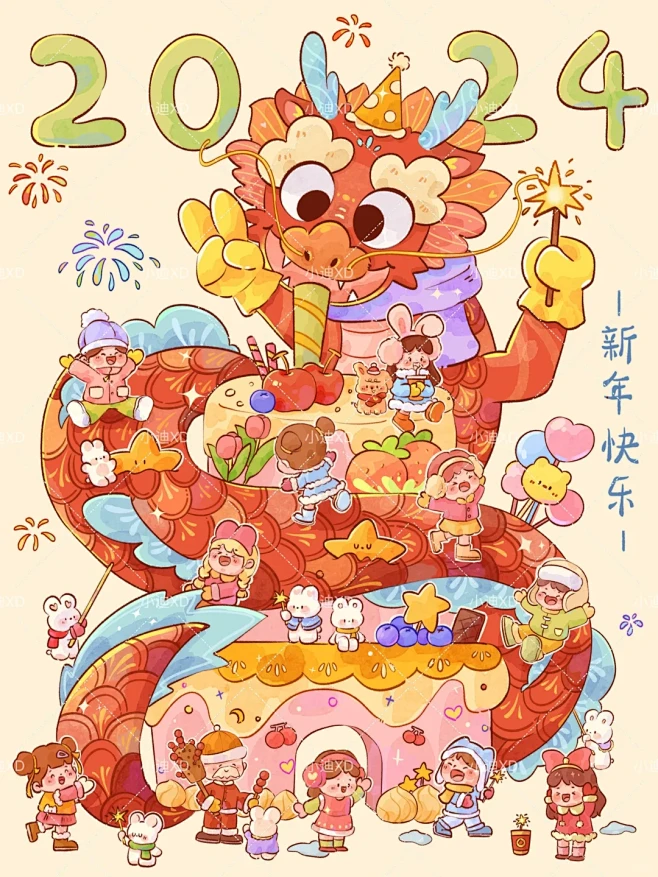 过大年喽｜小龙也学会比耶啦