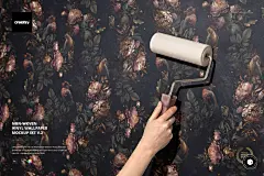 Non-woven Vinyl Wallpaper Mockup Set v.2⎪无纺布乙烯墙面印花壁纸壁布