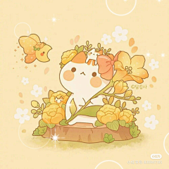 --晚夜采集到可爱食物插画