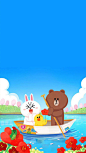 一波Line Friends 壁纸. 戳赞一周都是好心情  ​​​​