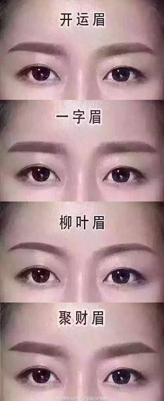 各种眉毛。