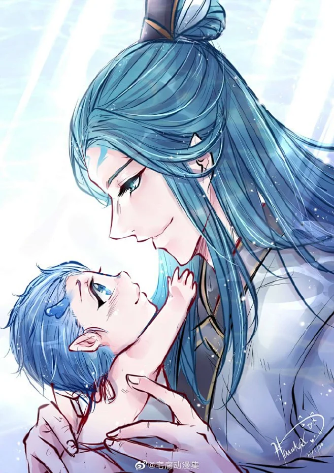 #敖丙传##敖乙# 弟控敖乙～小敖丙好可爱！ 〈Twitter:O网页链接已授权〉 -花瓣网