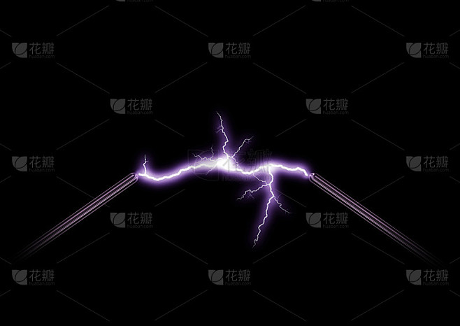 产生等离子体放电的化学实验图像