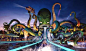 手绘效果图分享：国外主题公园设计魔幻场景_【快资讯】 _主题乐园_T201934 #率叶插件，让花瓣网更好用_http://jiuxihuan.net/lvye/#