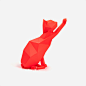【有猫病】原创设计 几何喵星人猫私家车装饰摆件创意艺术礼品-淘宝网
