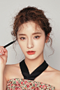 3CE SUPER SLIM PEN EYE LINER : 컬러는 선명하게, 눈꼬리는 날렵하게!  붓펜 라이너로 엣지있게 라인 그리기