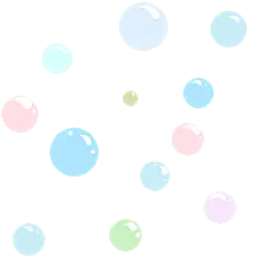 彩色泡泡插图素材透明气泡肥皂水泡元素