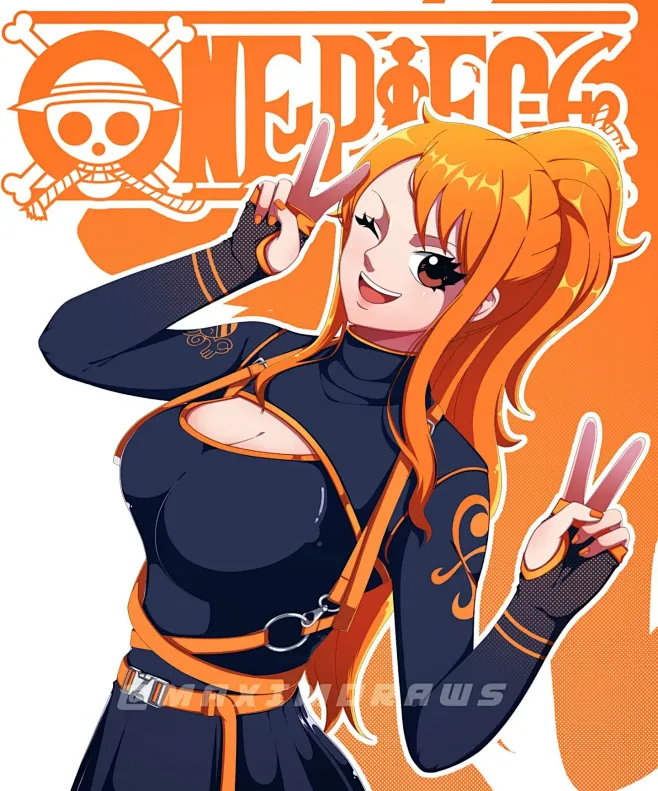 Nami being made as a pin by @collectibles.kevin #animedrawing #animeart ...