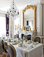 I want to eat my Christmas dinner here! Journal de maison via My French Country Home.: 