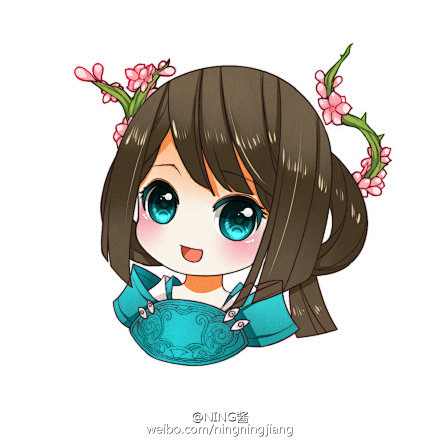 剑网3同人图##长歌门#休息时间撸个头像!