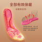 玫红恒温发热鞋垫持久纳米自发热保暖冬季男女行走加热运动鞋垫
