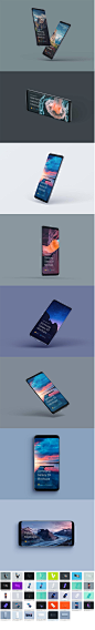 Samsung Galaxy S9# 三星#智能#手机#样机#6K高清#PS#贴图#模型#Sketch#素材#mockups