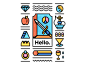 HelloCrestsThisisaseriesofcrestsParisandTylercreatedin2015╱icon﹝UI﹞╱uiiocn，icon，规范icon，APPiconwebappicon