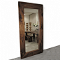 SOLID WALNUT MIRROR