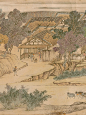 《郊外》驴羊赶路忙