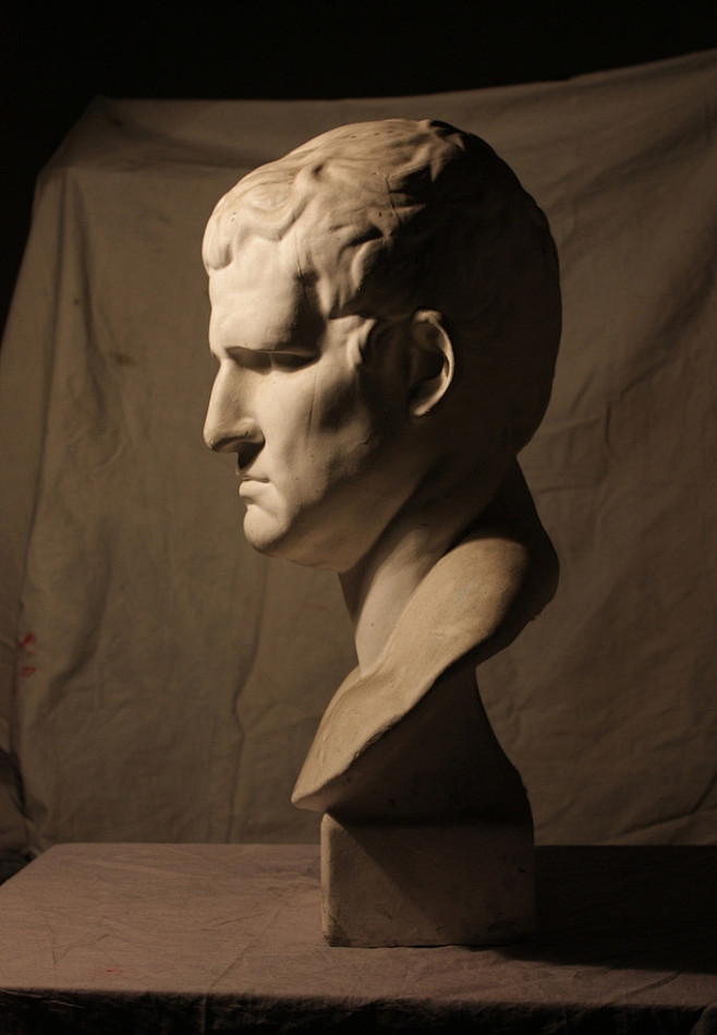 22:19:04阿格里巴石膏像正侧面高清图片雕塑三尺琴同采自www