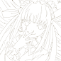 K018ENUC8KGJH手绘插画线稿