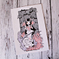 分享智利插画师Paulinaapc马克笔作品一组，好像魔法牌一般！#插画艺术作品#
