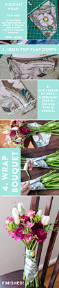 方巾的妙用—婚礼装饰技巧