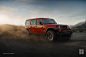3D desert jeep automotive   car CGI Offroad postproduction