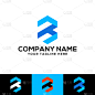 b real estate logo design b letter icon design