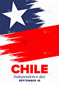 Chile Independence Day. Happy national holiday Fie
