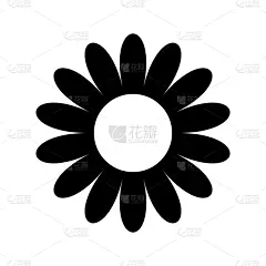 白色,分离着色,符号,平坦的,复活节,摆拍,郁金香,花,剪影