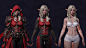 Death Archer Girl Morgana - Game Ready