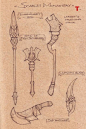 古老神兵手绘本现世 魔兽世界武器原型图-WOW原画-游久网