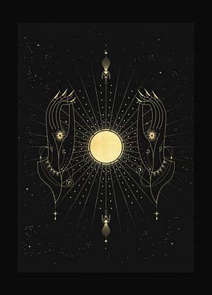 Full Moon Phase Tote...