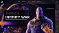 Infinity War - Website Concept Design : Concepto de diseño web para la película Avengers - Infinity War espero sea de su agrado comenten si les gusto y que otro concepto quieren que realice!