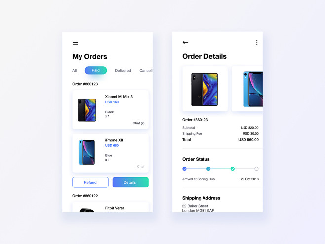 Order Details UI
by ...