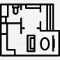房子的计划图标 平面电商 创意素材