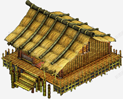 简单的鱼儿采集到竹素材