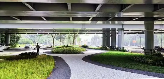谈高架桥附属空间的景观设计-花瓣网