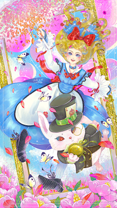 织月影兔采集到影兔原创画板