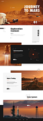 Split header design - landing page Visual Exploration. Check out my instant updates here Follow me on Instagram | Twitter | Behance December 03, 2017 #websitedesign