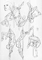 .. ::劳拉·布拉加:: ..：解剖学研究和MOLESKINE草图