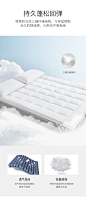 酒店床垫软垫加厚褥子垫被单人双人家用保护垫子学生宿舍防滑床褥-tmall.com天猫