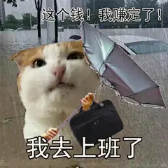 近期下雨天使用频率很高的表情包 - 小红书