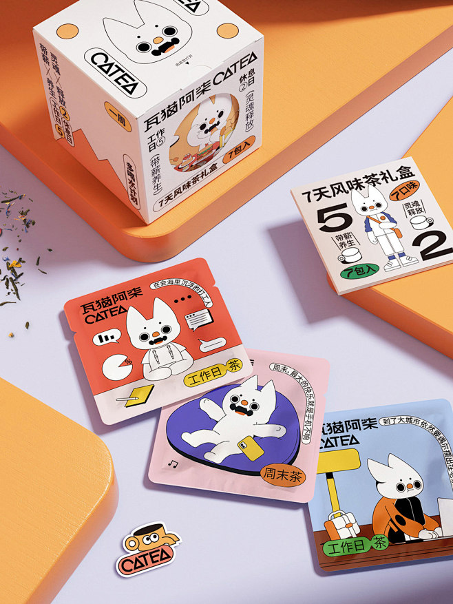 Behance 上的 CATEA瓦猫阿柒...