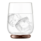 Buy LSA International Oro Tumbler - Copper | Amara : Add a glamorous touch to party settings with this set of two Oro tumblers from LSA International. With a baroque inspired silhouette, these glasses have a bases which have been hand painted with a gli