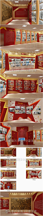军史馆党建革命荣誉室纪念馆部队军队中式博物馆展厅设计 档案馆展览展馆方案空间室内设计方案素材3D室内模型3dmax效果图s50