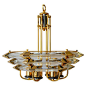 Glass Chandelier by Bakalowits at 1stdibs: 