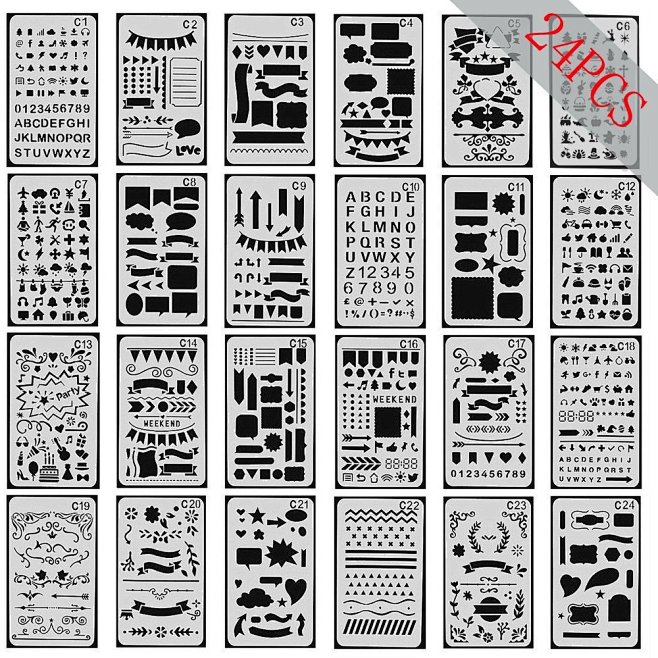 子弹日记模板 doity 塑料 PLAN...