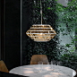 Kika Pendant by Terzani USA | 0Q21SL3C8 : The glamour and allure of the Golden Age of Hollywood drove the inspiration for Terzani's Kika pendant. Incorporating modern technology with new materials, designer Franziska Hinze created a contemporary fixture r