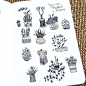 分享推荐，yiramee的黑白手绘小画，一支笔下的可爱世界。

#手帐素材插画手绘##简笔画##艺术范# @爱微藏 ​​​​