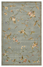 Julian JL91 53 x 83 Aqua Rug traditional rugs